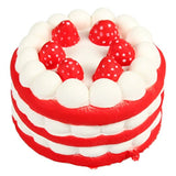 Squishy Slow Rising Toy Stress Reliever Strawberry Cake