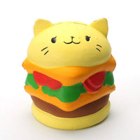 Cute Jumbo Cat Hamburger  Squishy