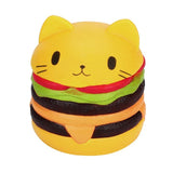 Cute Jumbo Cat Hamburger  Squishy