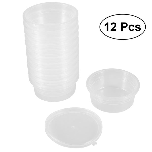 12 Pack Slime Storage Containers w/ Lids holds 20g Slime